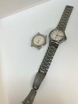 【ジャンク2本セット】SEIKO ORIENT セイコー　オリエント　不動　電池交換不可能　1-1 sh_画像1