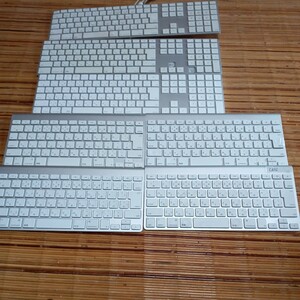 Apple Keyboard　7台　ジャンク　A1843 1台 A1243 2台　A1314　4台