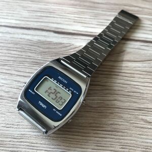 RICOH リコー　タウン　デジタル　腕時計　希少　アンティーク　美品　レア