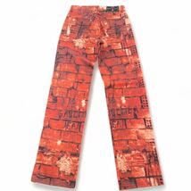 Archive JEAN PAUL GAULTIER BREAK WALL PRINT JEANS ジャンポール・ゴルチエ ベリーレア AW1997 レンガジーンズ プリント パンツ_画像4