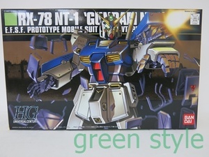 # HG 1/144　RX-78 NT-1「ガンダムNT1」GUNDAM NT1　E.F.S.F. PROTOTYPE MOBILE SUIT FOR NEWTYPE　047　バンダイ　未組立品