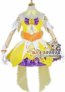 プリンセスプリキュア！天ノ川きらら コスプレ衣装+靴カバー 風