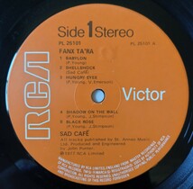 Sad Caf Fanx Ta'ra1977年英国盤RCA Victor PL 25101, RCA PL 25101Orange Labels_画像3
