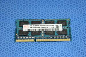 増設メモリ　ノートパソコン用　４GB　　２Rx8 PC3 -12800S-11-11-F3 HMT351S6CFR8C-PB N0 AA 1218