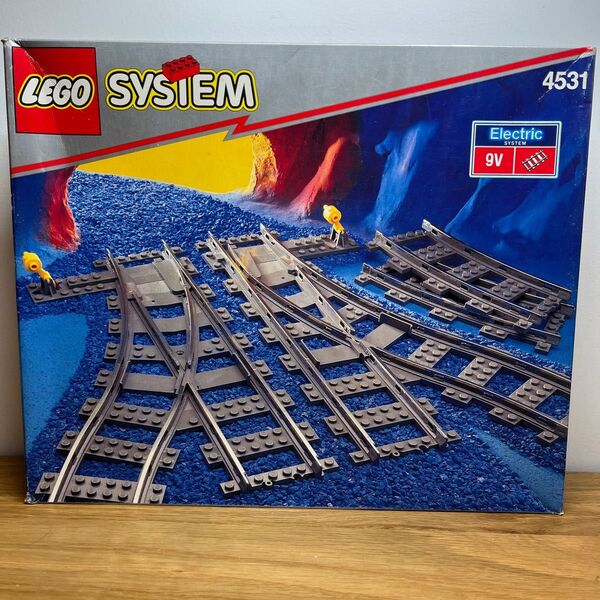 LEGO 9Vシリーズ ポイントレール Electric system4531 未開封品