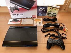 PlayStation3チャコールブラック（250GB）CECH4000B おまけ付き（GT6、F1 2014）