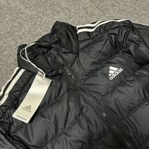 XO（2XL)サイズ ★ 新品 adidas ESS Down Jacket アディダス ダウンジャケット 黒 防寒 スリーストライプス アウター 黒 GH4589 3L XXL_画像5