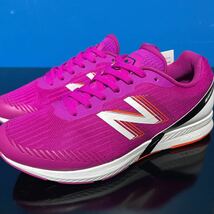 24.0cm★定価12100円★ニューバランス NB HANZO T W P3 ハンゾー レディース ランニングシューズ ピンク スニーカー トレーニング WHANZTP3_画像2