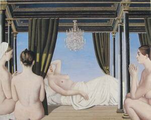 ポール・デルボー、シャンデリア、厳選、希少画集・額装画、Paul Delvaux、人気作品、新品高級額 額装付、状態良好、送料無料