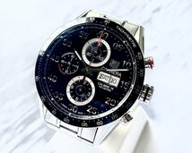 TAG HEUER】タグホイヤー CV2A10 カレラ キャリバー16 クロノグラフ デイデイト 自動巻き 質屋ユニオン的場店 中古AB品_画像1