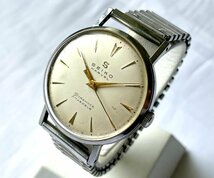 1円スタート☆【SEIKO】セイコー MARVEL マーベル DIASHOCK 手巻き 稼動品 伸縮バンド ヴィンテージ 質屋ユニオン B品_画像1