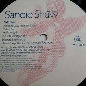 Sandie Shaw『Hello Angel』LPの画像3