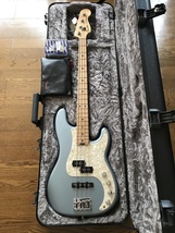 極美品◎Fender USA フェンダー American Elite Precision Bass プレベ 2018 純正ハードケース,付属品あり プレシジョンベース_画像1