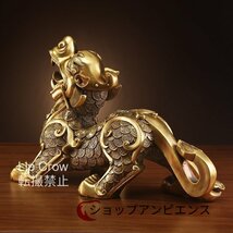 特売！銅製品 鎮宅辟邪 貔貅 銅器開運風水 招財 装飾品 置物 工芸品_画像2