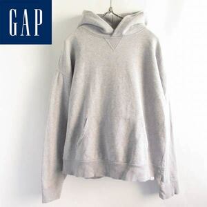 キッズサイズ GAP ギャップ プルオーバーフーディー KIDS XXL/160cm スウェットパーカー 杢グレー系 PV-13-9233