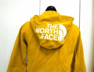 ザ・ノースフェイス ★ パーカー ★ ビッグロゴ入り・ロゴ刺しゅう入り ★ イエロー ★ THE NORTH FACE