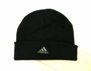 アディダス ★ ニット帽・帽子 ★ ロゴ刺しゅう入り ★ ブラック ★ adidas