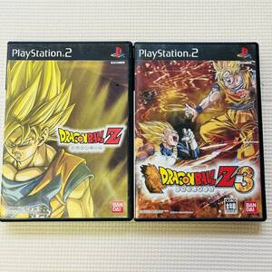 play station2 プレイステーション2 プレステ2 DRAGON BALL Z 3 ドラゴンボール　ゲームソフト2枚　Y