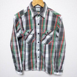 日本製 JELADO ジェラード ネルシャツ ヘビーネルシャツ M ビンテージ ワークシャツ
