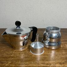 未使用品 ALESSI エスプレッソ コーヒーメーカー MOKA ALESSI 6カップ用 AAM33/6 アレッシィ モカ 珈琲 カフェ Espresso coffee maker_画像6