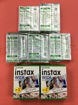 【M3095/60/0】ジャンク★富士フイルム チェキ用フィルム instax WIDE 7点セット★まとめ★大量★FUJIFILM★ワイド★インスタントカメラ★_画像1