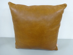 ACME Furniture アクメ ファニチャー CUSHION CHESNUT クッション チェスナット キャメル 本革 レザー 中材込み