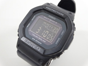 ジャンク CASIO カシオ G-SHOCK Gショック Baby-G ベビーG BGD-5000MD 反転 黒 ブラック タフソーラー 腕時計