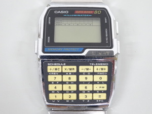 ジャンク CASIO カシオ DATA BANK 80 データバンク DBC-810 クオーツ デジタル 腕時計 