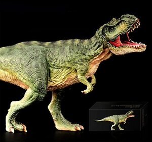 ティラノサウルス Tレックス T-Rex 動物 フィギュア プラモデル おもちゃ 模型 リアル PVC 恐竜好き 誕生日 プレゼント グリーン