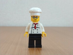 中古品　レゴ シティ　シェフ　ミニフィグ　料理人　LEGO