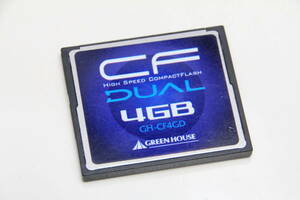 4GB CFカード GREEN HOUSE コンパクトフラッシュ 