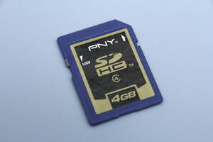 4GB SDHCカード　PNY