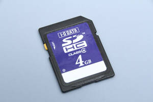 4GB SDHCカード　I O DATA