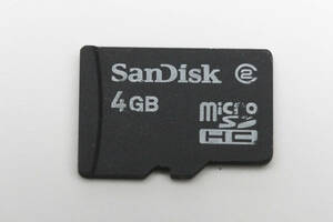 4GB microSDHC カード SanDisk