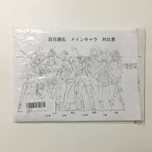 百花繚乱 サムライガールズ ◆ 設定資料 ◆ 約78枚 アニメ 漫画 まんだらけ購入 アニメーション制作用 ラフ絵 イラスト ◆G111 PAしB2-16_画像1