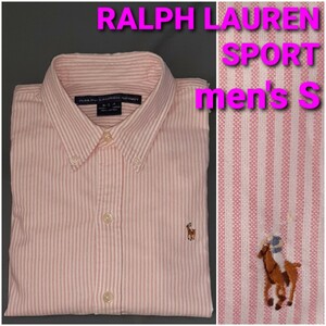 RALPH LAUREN SPORT BDシャツ メンズS ストライプ