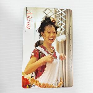 【美品】未使用　中森明菜　テレカ テレホンカード 50度