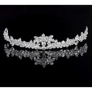  Tiara Mini head dress wedding u Eddie ng silver simple 