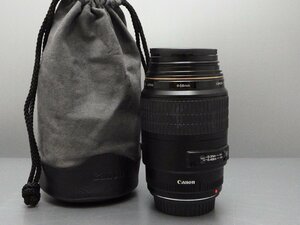 【中古】Canon キャノン MACRO LENS EF 100mm f2.8 USM レンズ ケース付き 現状品 1:2.8 マクロレンズ（札）