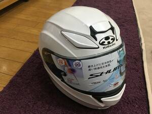 オートバイ用ヘルメット　OGK　カブト　シューマ　Kabuto　SHUMA パールホワイト　サイズL