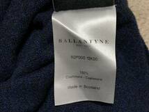 送料無料 BALLANTYNE バランタイン カシミヤ セーター 46 ネイビー 正規品 スコットランド製 カシミア 現行モデル/元エルメスファクトリー_画像5