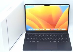 ∞ 1円～最短発送 人気！保証残 MacBook Air (M2, 2022) ミッドナイト MLY33J/A 8C/8C メモリ:8GB SSD:256GB J4WL