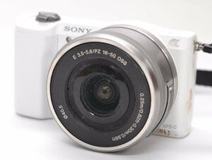 ∞ 1円～最短発送 ジャンク品 SONY α5000 ILCE-5000 ミラーレス一眼カメラ SELP1650 ボディ・レンズセット 修理前提・部品取り・研究用