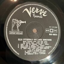 オランダ盤　ジャンク気味　両面DG深溝　ELLA FITZGERALD LOUIS ARMSTRONG ella and louis MGV4003 LPレコード_画像4