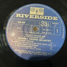 フランスオリジナル　モノ　ジャンク　Johnny griffin quartet RLP420 LPレコード　ジョニーグリフィン　RIVERSIDE_画像3