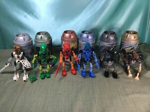 レゴ LEGO BIONICLE バイオニクル テクニック 8531 オワツ 8532 オヌー 8533 ガーリ 8534 タフー 8535 レーバ 8536 コパカ　6個セット