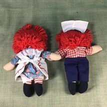 KUSUNOKI TOY/くすのきトイ RAGGEDY ANN and Andy ラガディ・アン&アンディ ドール 人形 2体セット_画像2