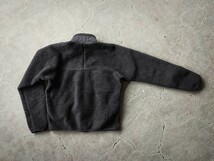 98年【美品/USA製】Patagonia RETRO-X ブラック size-S パタゴニア レトロX フリース ボア ブルゾン ジャケット R グリセード ダスパーカ_画像6