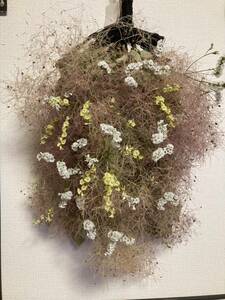 13*Handmade* hand made * dry flower *swag*swag* bouquet * wall decoration * smoked tree swag*