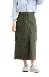 Theory（セオリー）★GD Chino Cargo Midi Skirt　カーゴミディスカート★